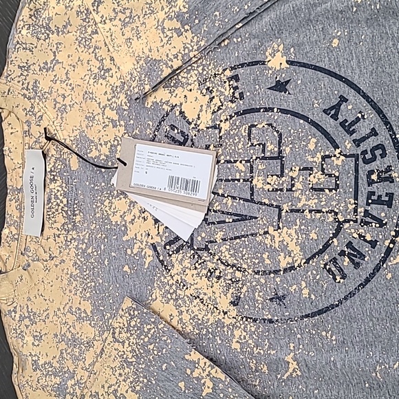 NWT GOLDEN GOOSE Dafne University cotton t-shirt dress - Picture 4 of 8